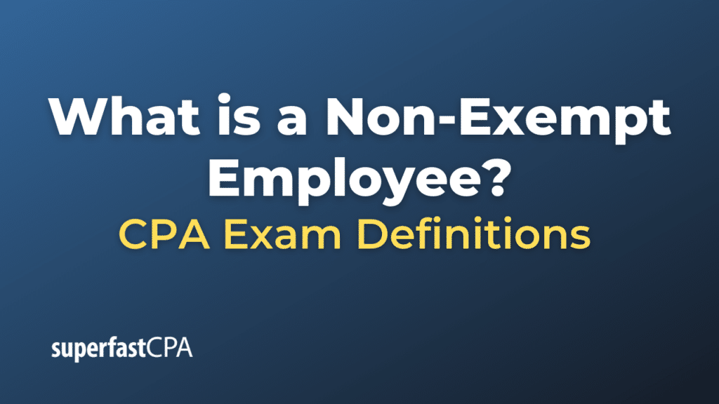 Non-Exempt Employee