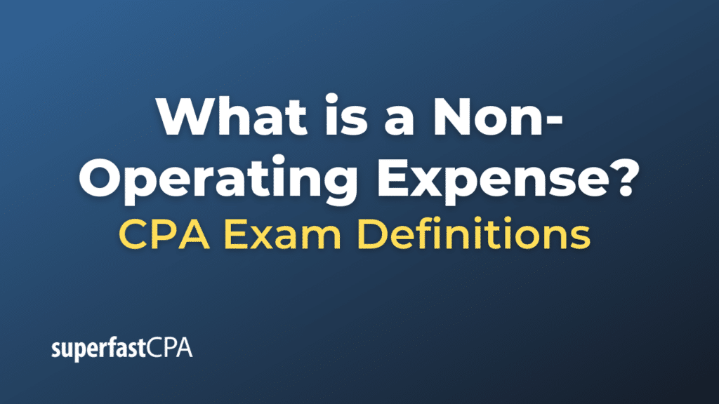 Non-Operating Expense