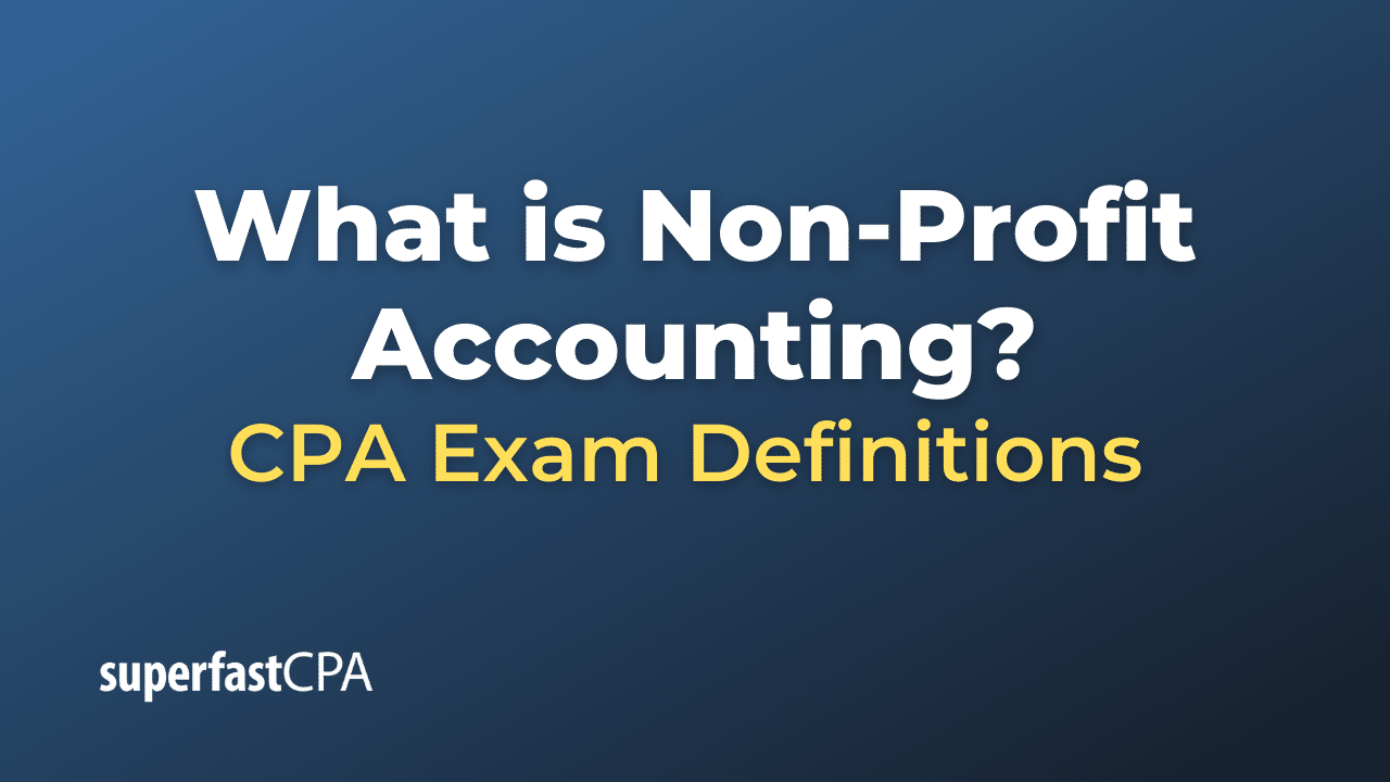 Non-Profit Accounting