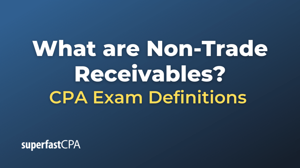 Non-Trade Receivables