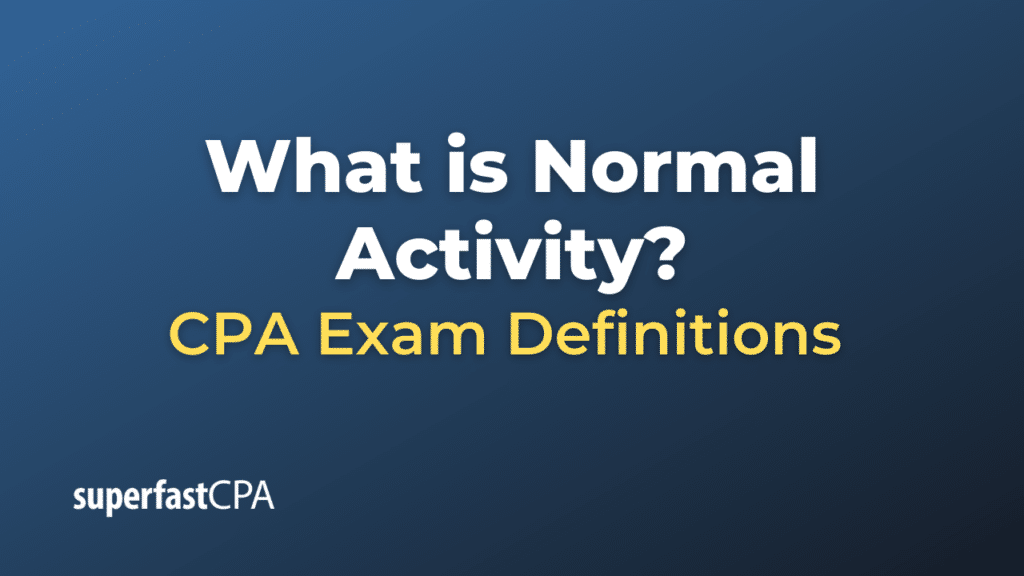 Normal Activity