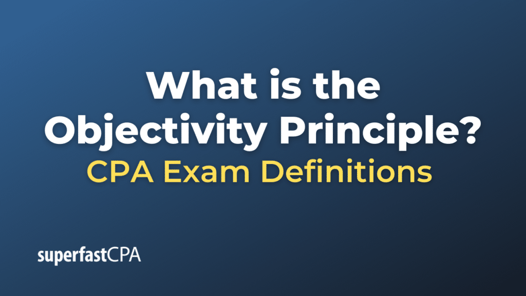 Objectivity Principle