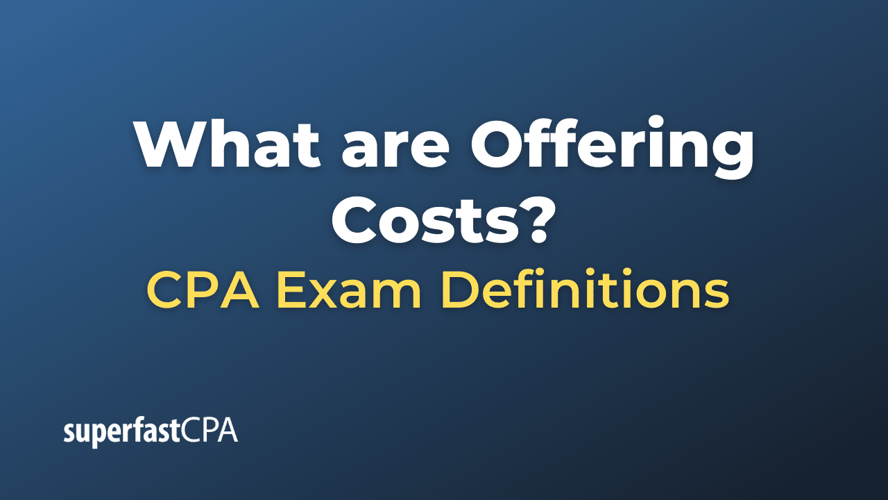 Offering Costs