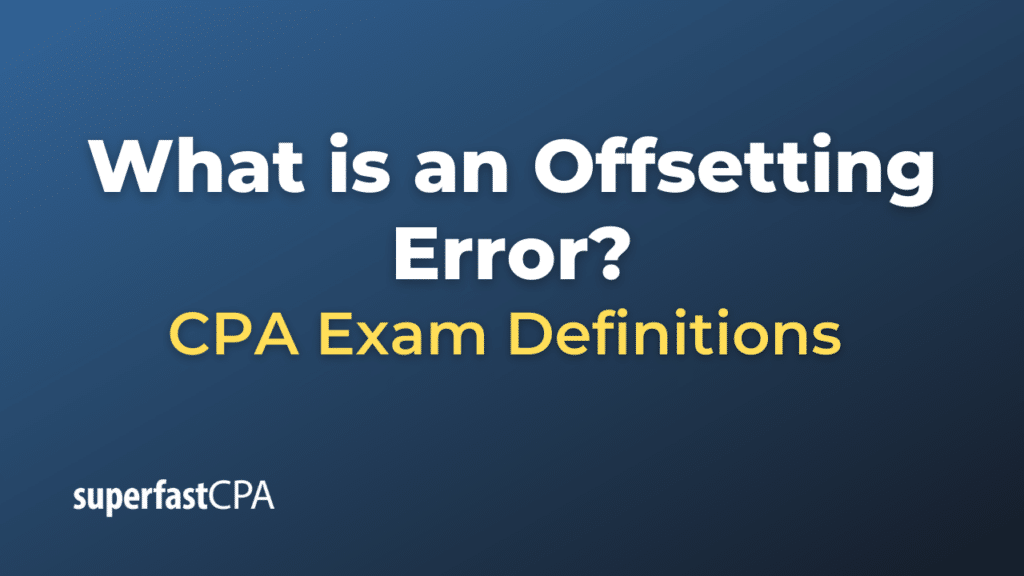Offsetting Error