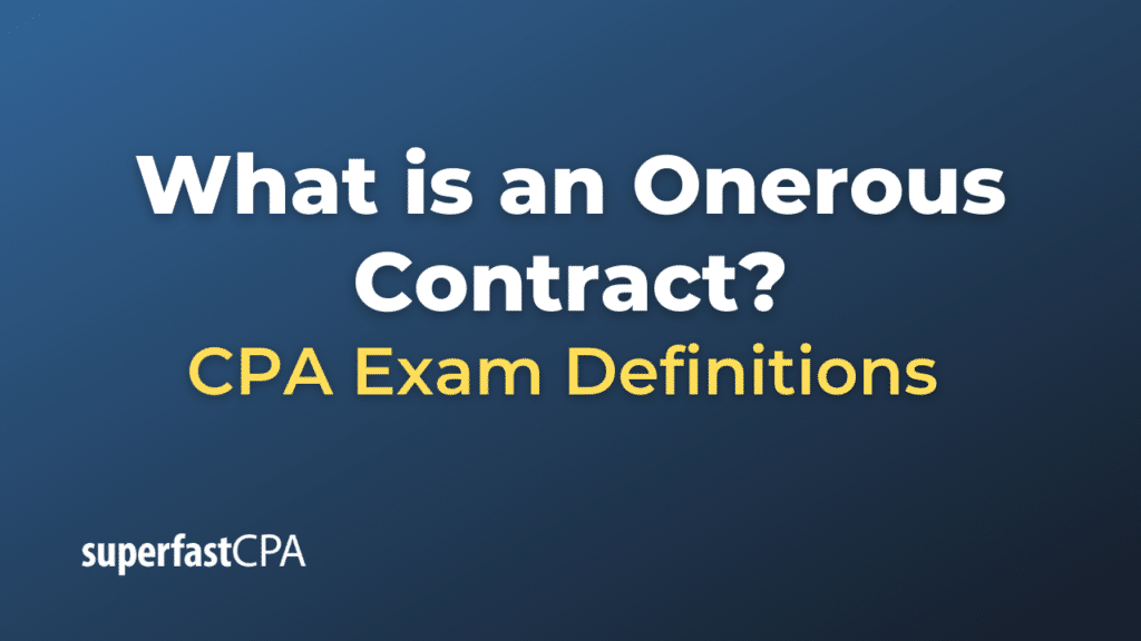Onerous Contract
