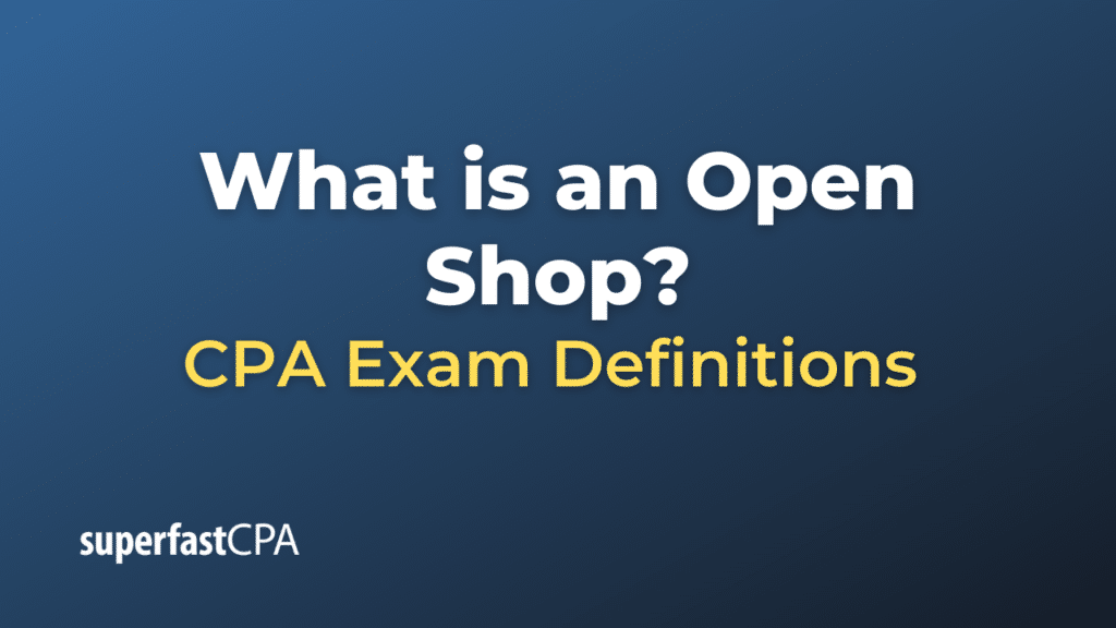 Open Shop