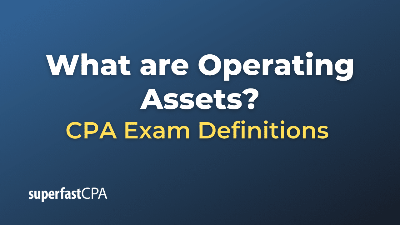 Operating Assets