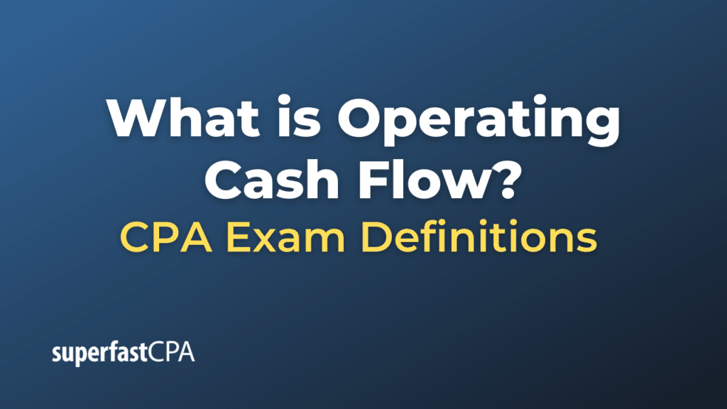 Operating Cash Flow