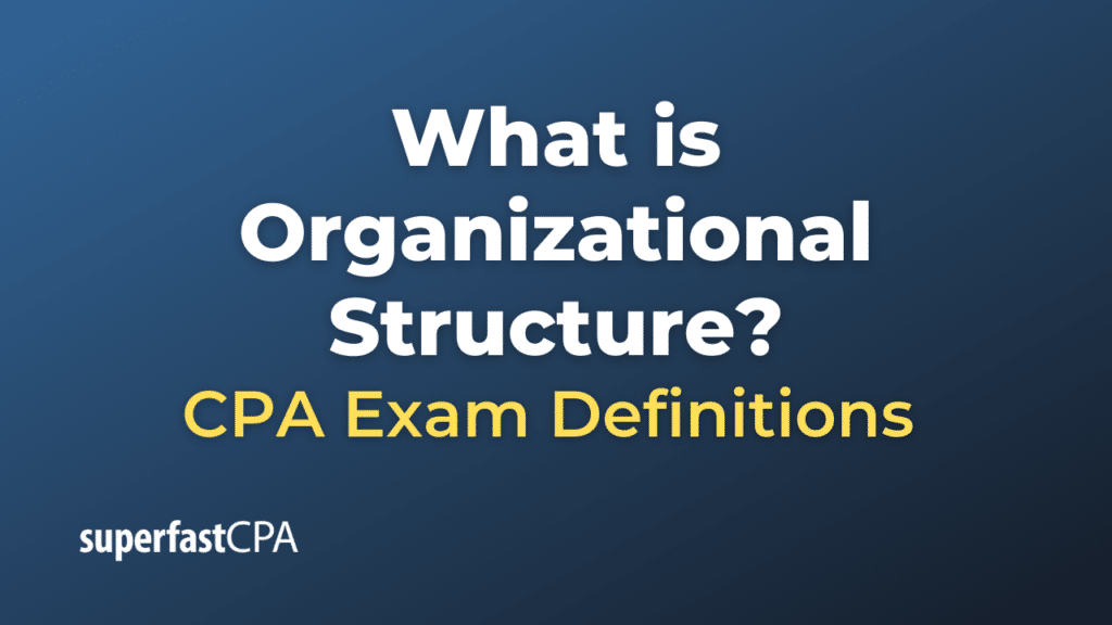 Organizational Structure