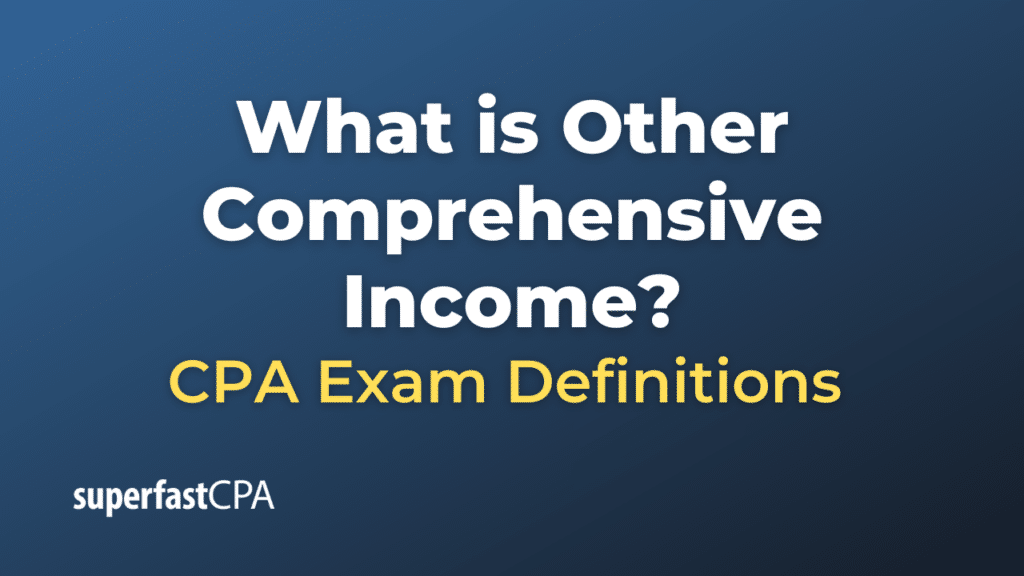 Other Comprehensive Income