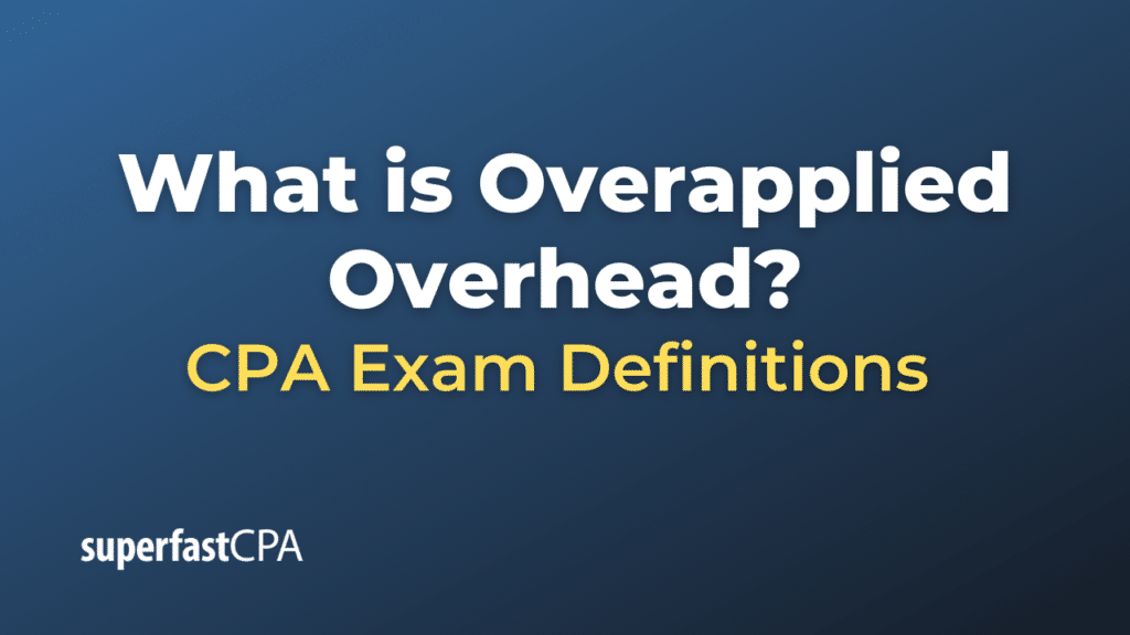Overapplied Overhead