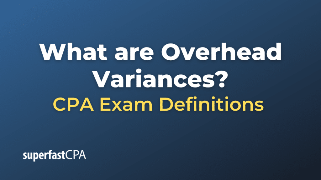 Overhead Variances