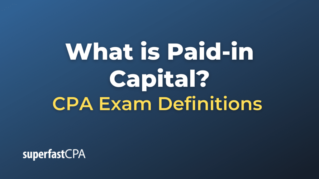 Paid-in Capital