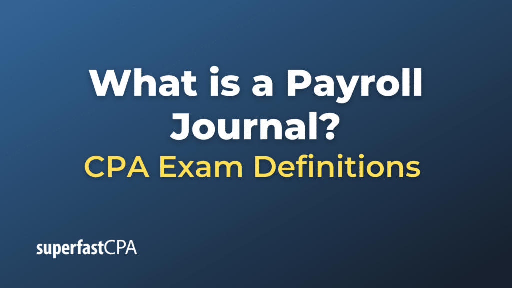 Payroll Journal