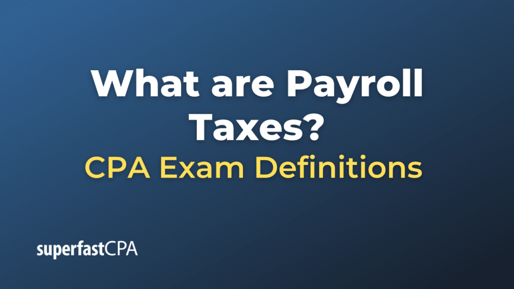 Payroll Taxes