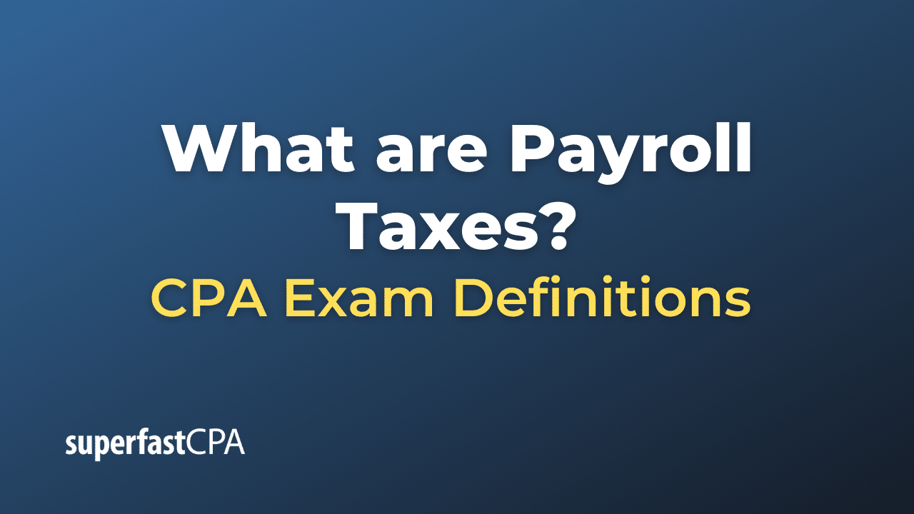Payroll Taxes