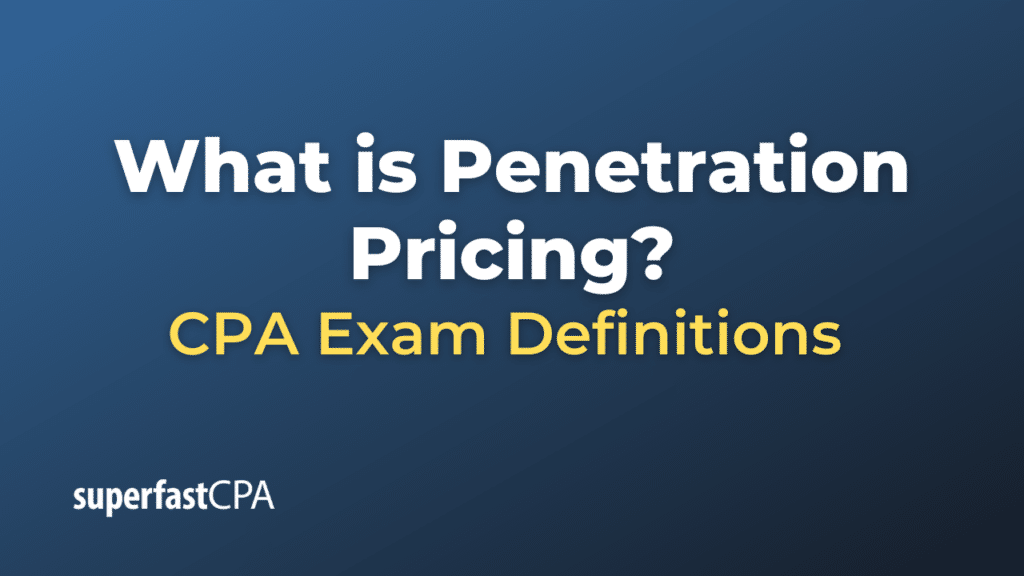 Penetration Pricing