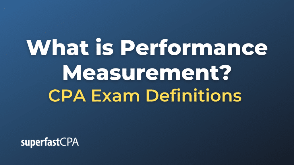Performance Measurement