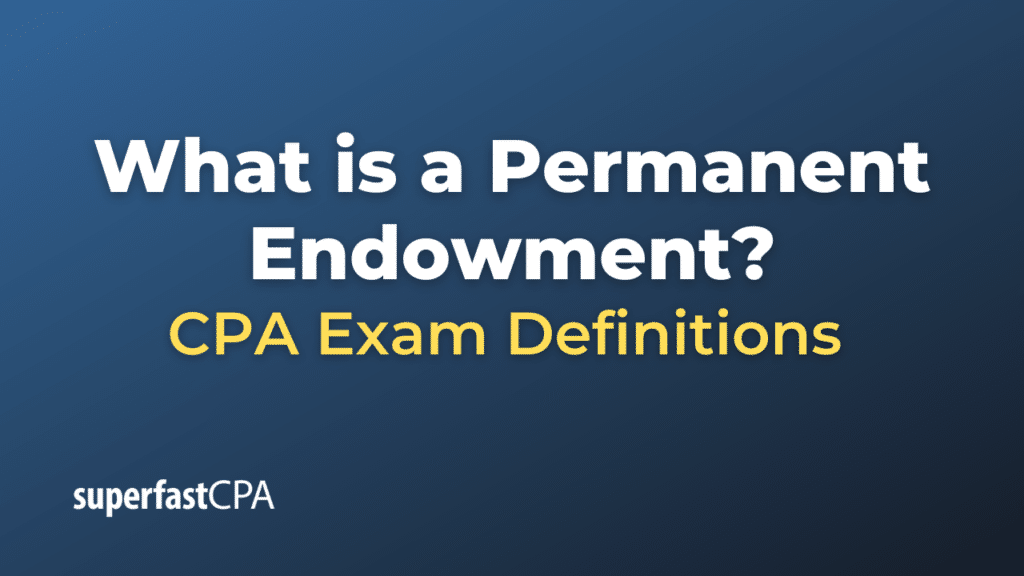 Permanent Endowment
