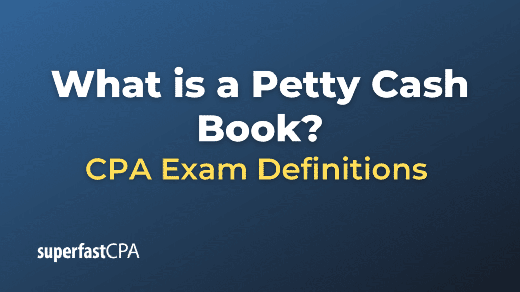 Petty Cash Book