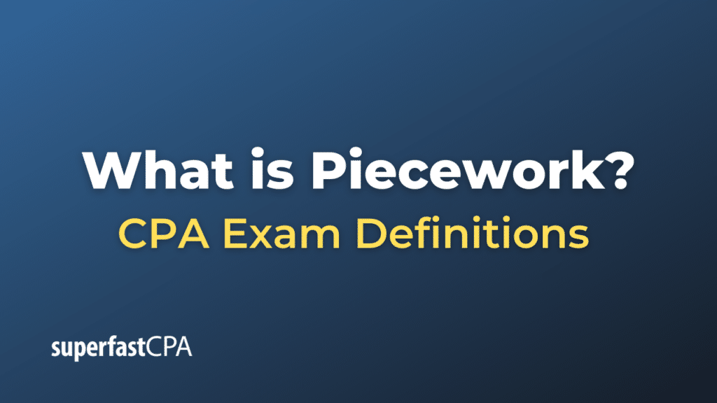 Piecework