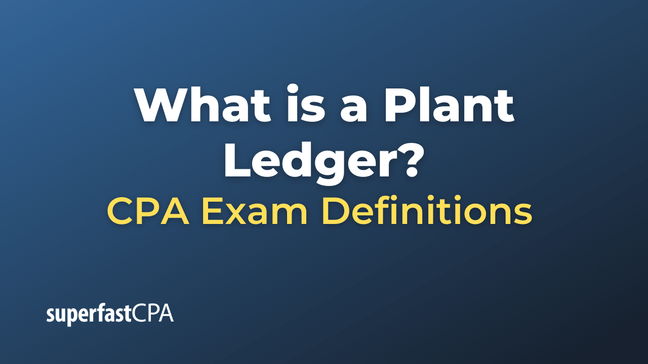 Plant Ledger