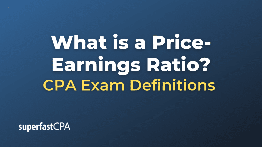 Price-Earnings Ratio