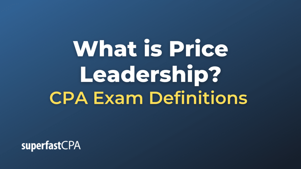 Price Leadership