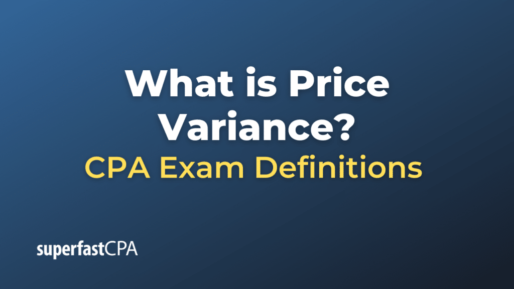 Price Variance
