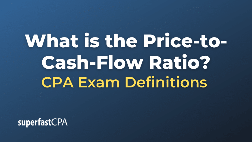 Price-to-Cash-Flow Ratio