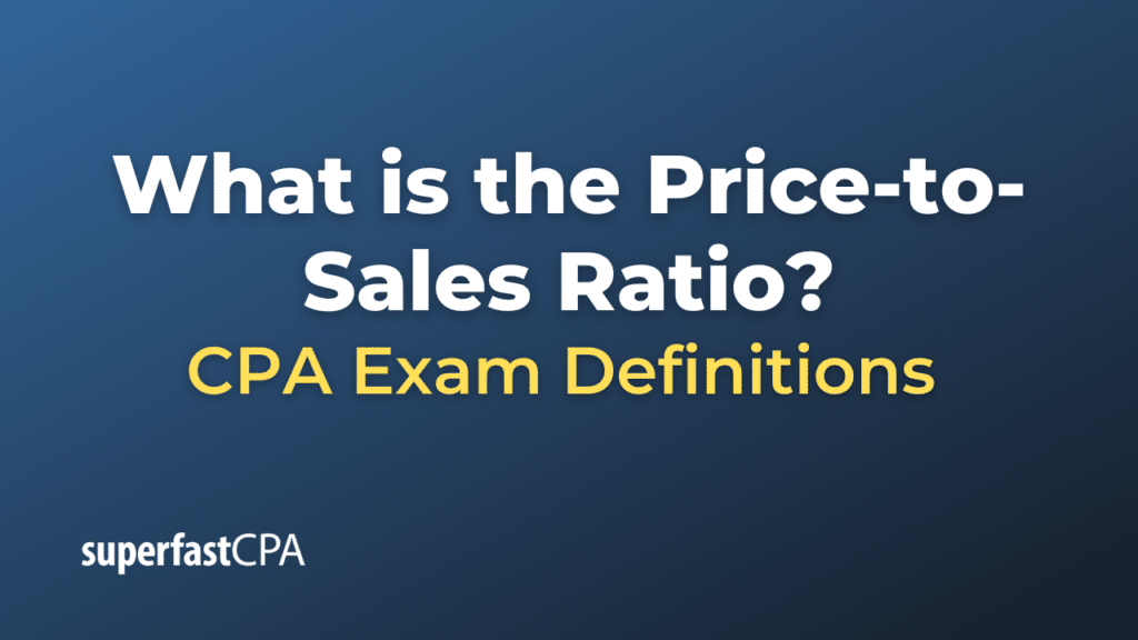 Price-to-Sales Ratio
