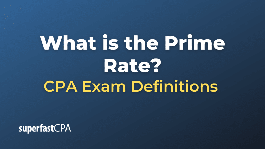 Prime Rate
