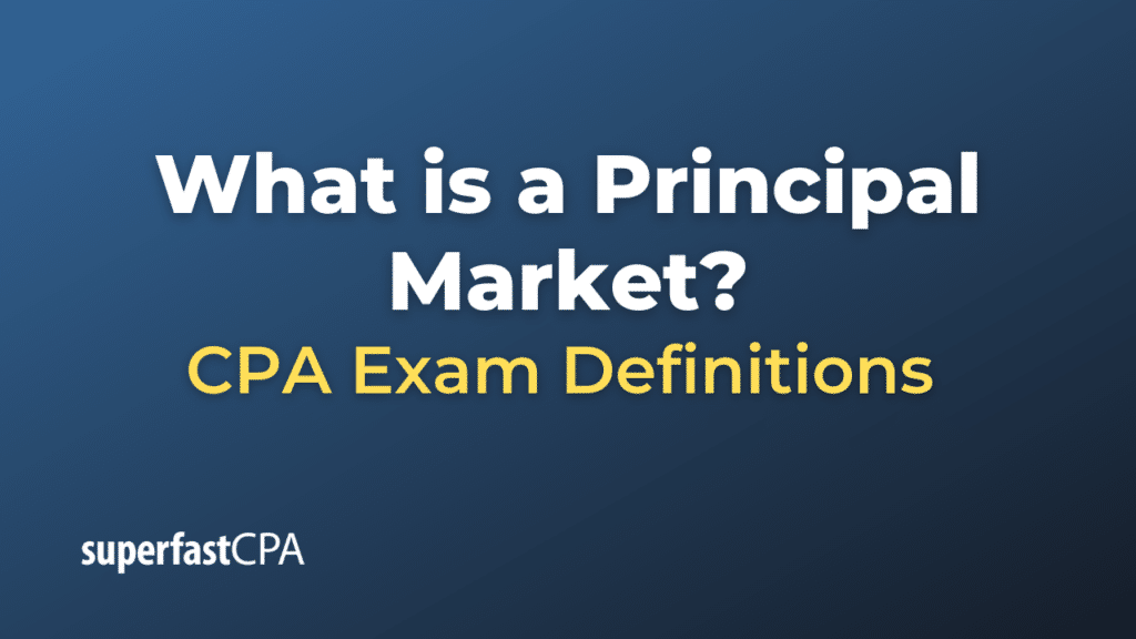 Principal Market