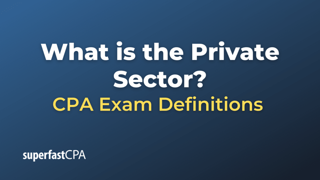 Private Sector