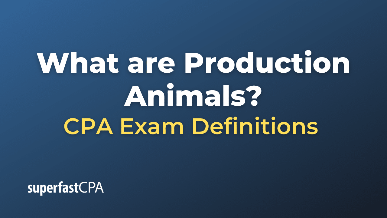 Production Animals