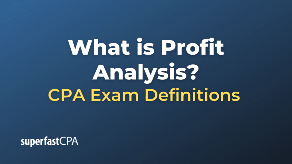 Profit Analysis