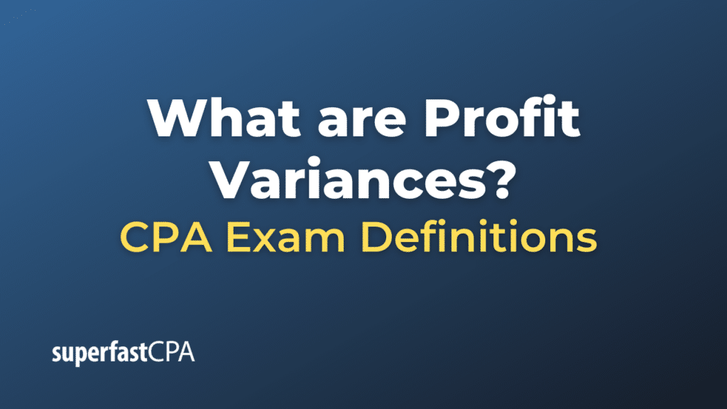 Profit Variances