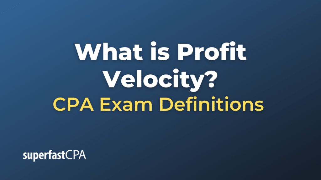 Profit Velocity