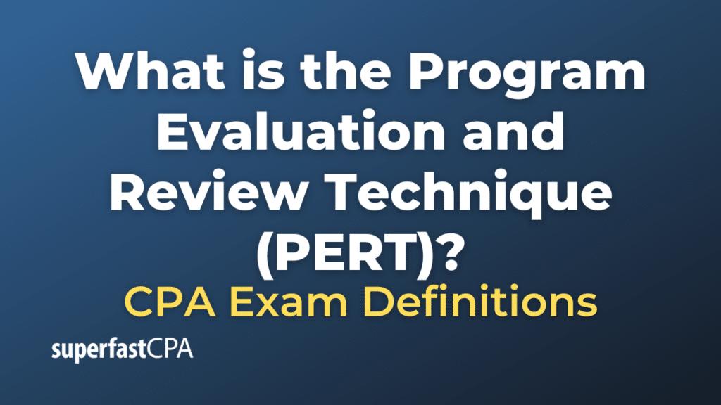 Program Evaluation and Review Technique (PERT)