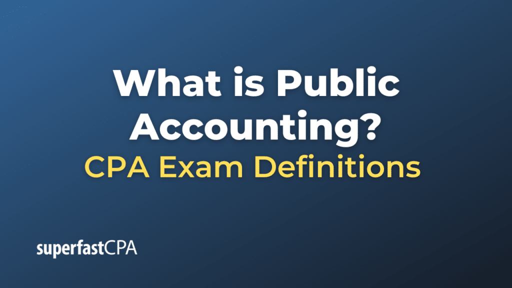 Public Accounting