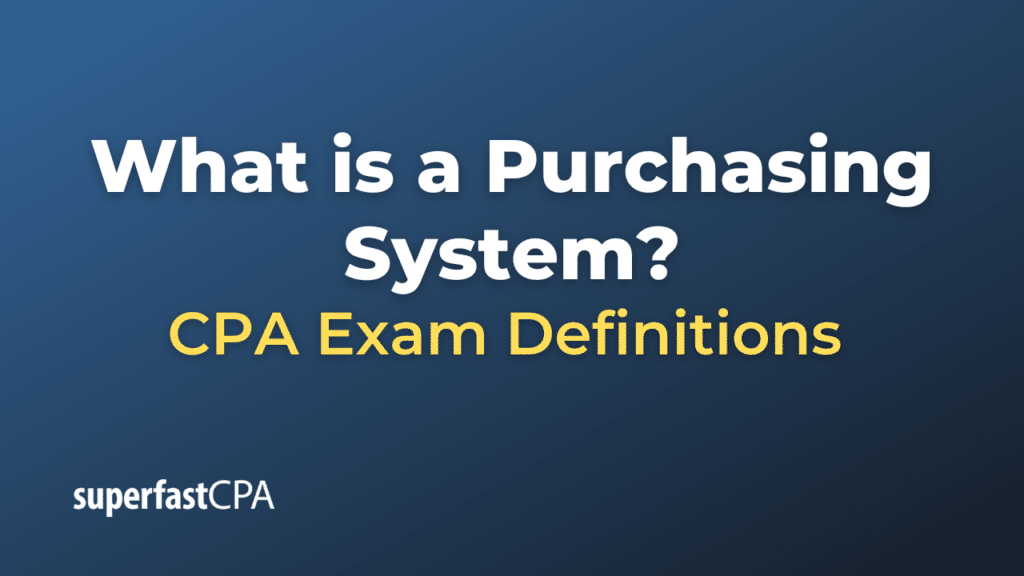 Purchasing System