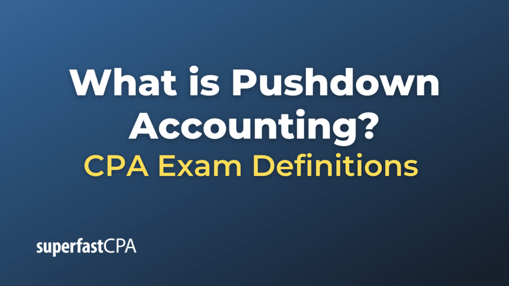 Pushdown Accounting