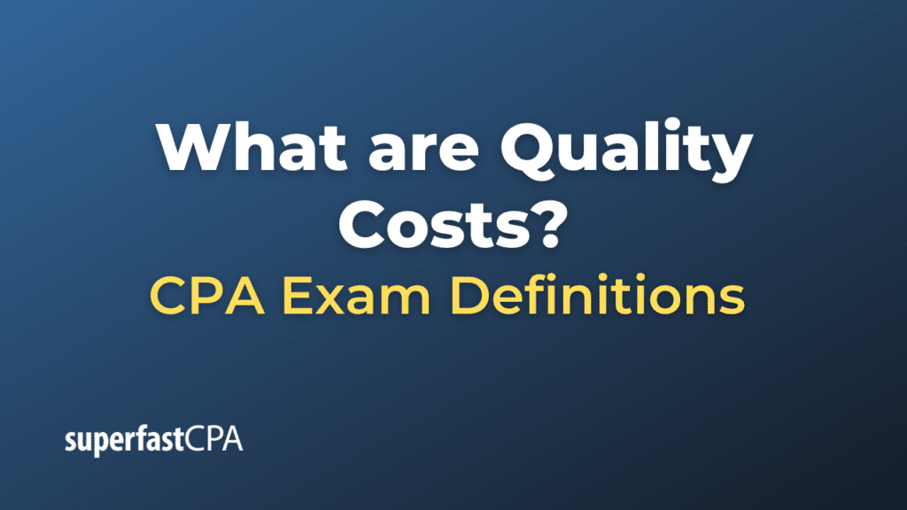 Quality Costs