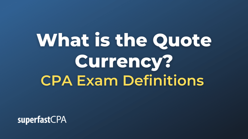 Quote Currency