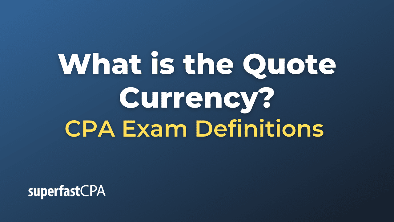 Quote Currency