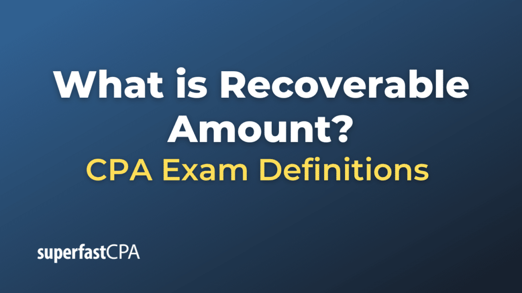 Recoverable Amount