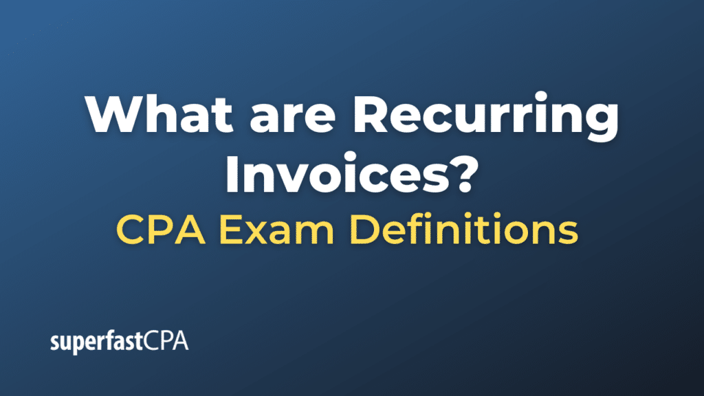 Recurring Invoices