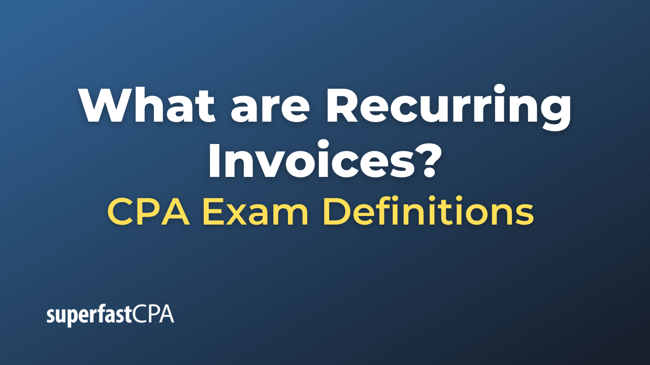 Recurring Invoices