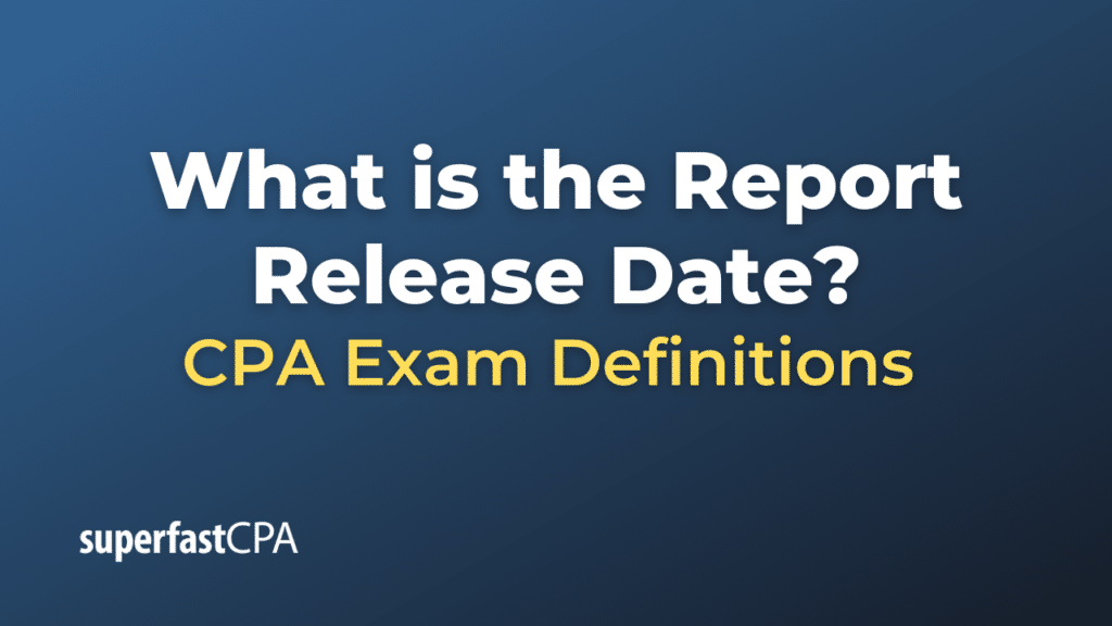 Report Release Date