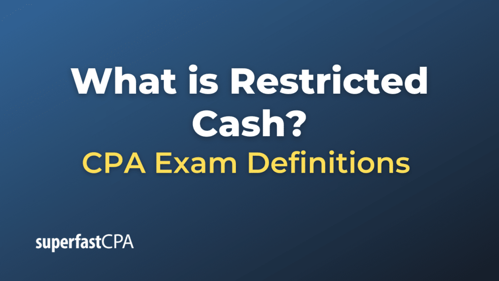 Restricted Cash